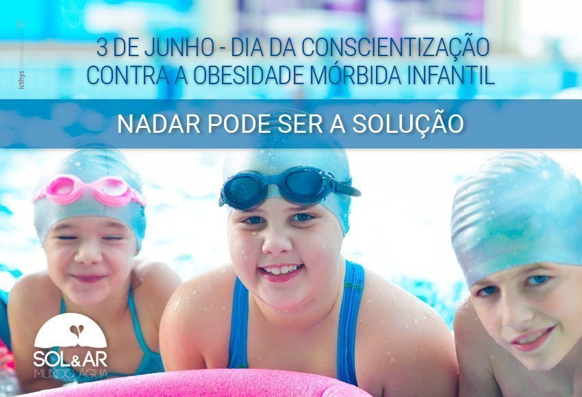 A natação é uma aliada do combate à obesidade infantil